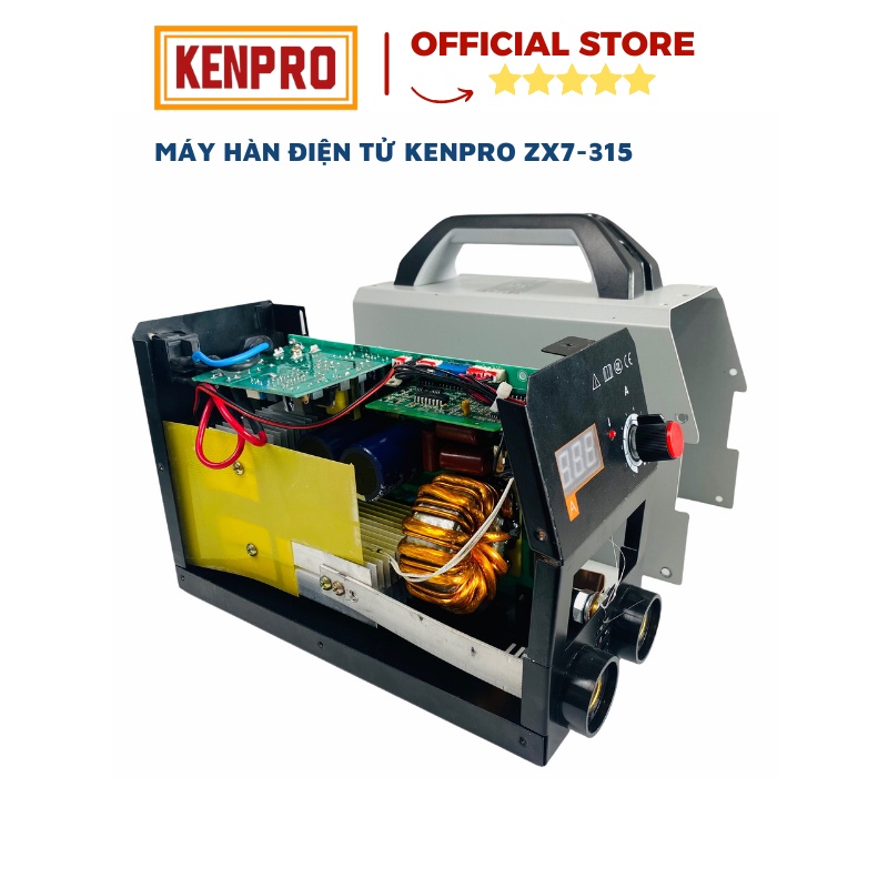 [Mã BMBAU300 giảm 10% đơn 499K] Máy Hàn Điện Tử Kenpro ZX7-315 Hàn Liên Tục Que 4.0mm Bảo Hành 12 Tháng