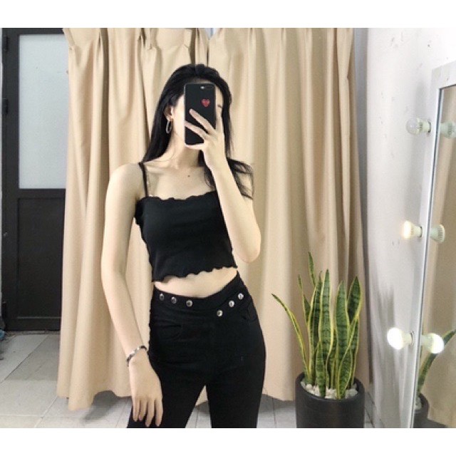 Áo Croptop nữ ba lỗ Siêu Xinh croptop ôm body | BigBuy360 - bigbuy360.vn