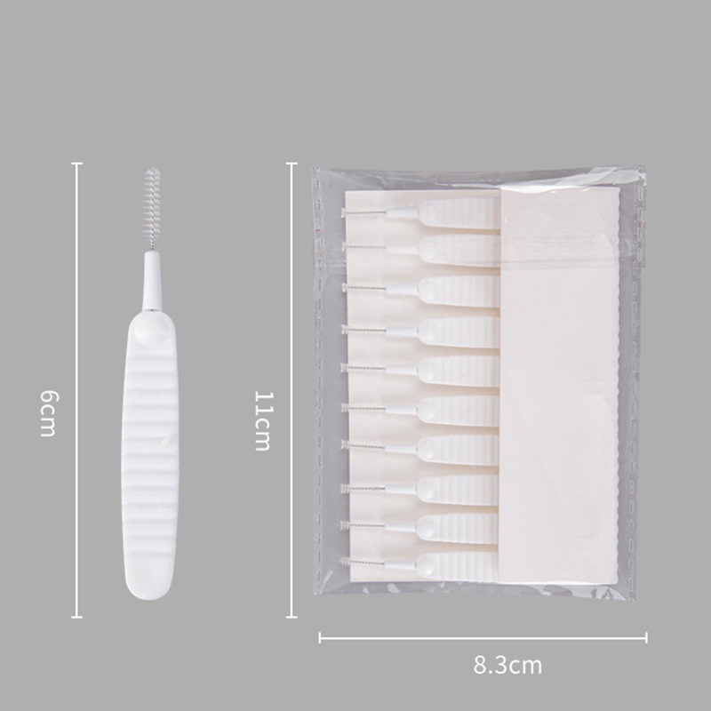 Set 10 Cọ Vệ Sinh Vòi Hoa Sen / Bàn Phím Máy Tính / Lỗ Điện Thoại Đa Năng Chống Tắc Nghẽn
