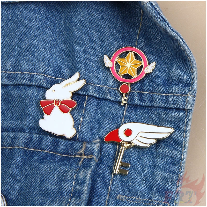 Phụ kiện ghim hóa trang nhân vật Anime thủ lĩnh thẻ bài