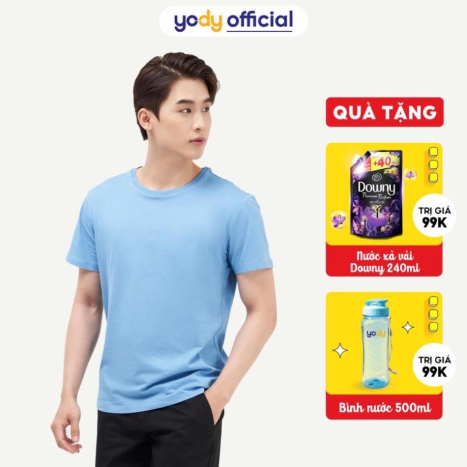 Áo thun nam YODY phông cộc tay, cổ tròn, vải cotton thoáng mát, mềm mịn TSM5289 Đẹp New !