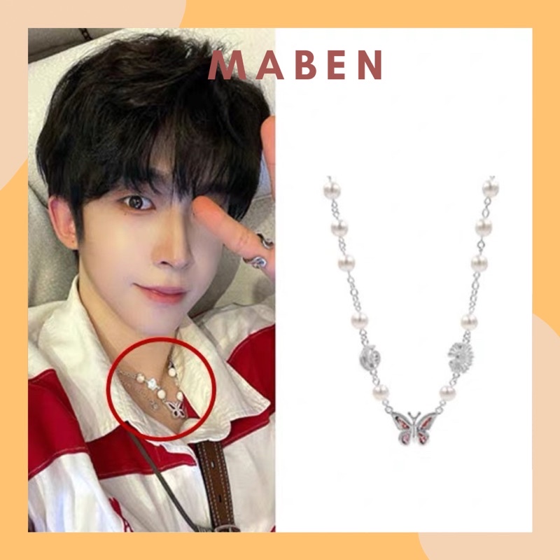 Vòng cổ unisex hình hoa cute - Maben