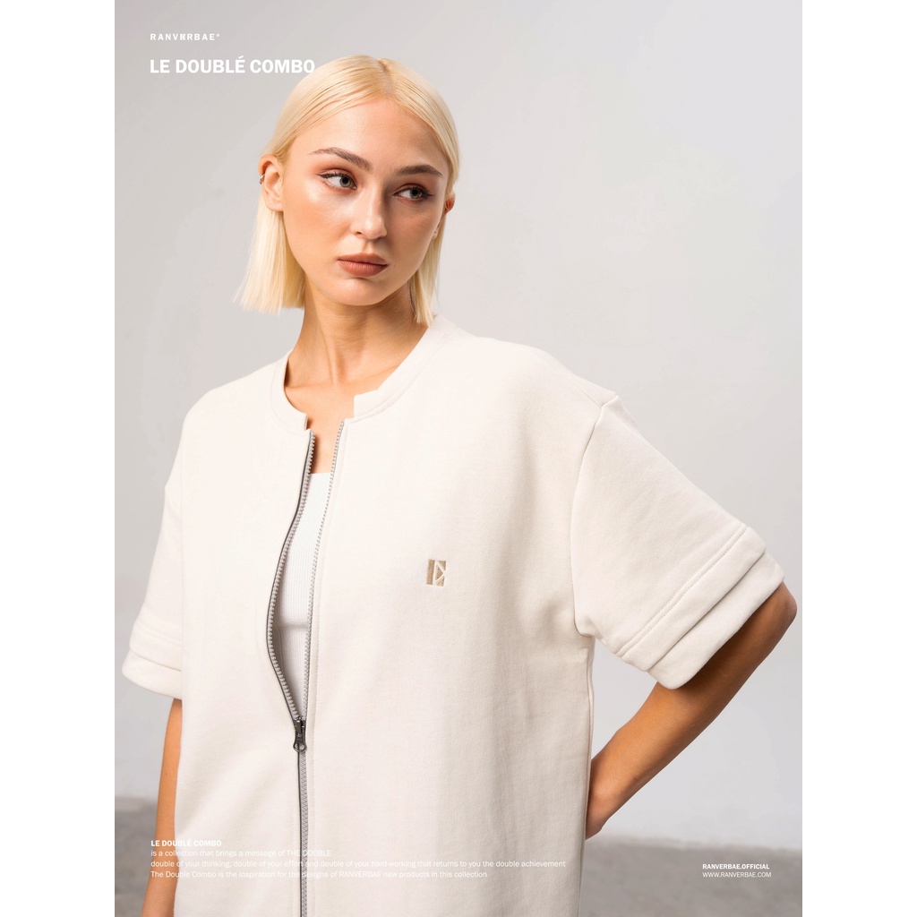 Áo Thun RANVERBAE Double Sleeve Kem