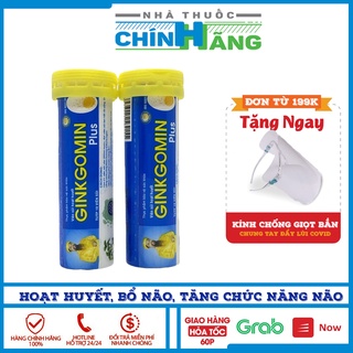 Bổ não Ginkgomin plus dạng sủi lọ 10 Viên