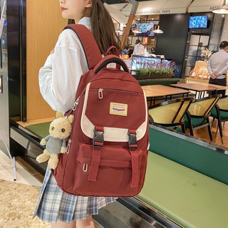 Học sinh trung học mới 2021 túi sách xách tay nữ du lịch ba lô