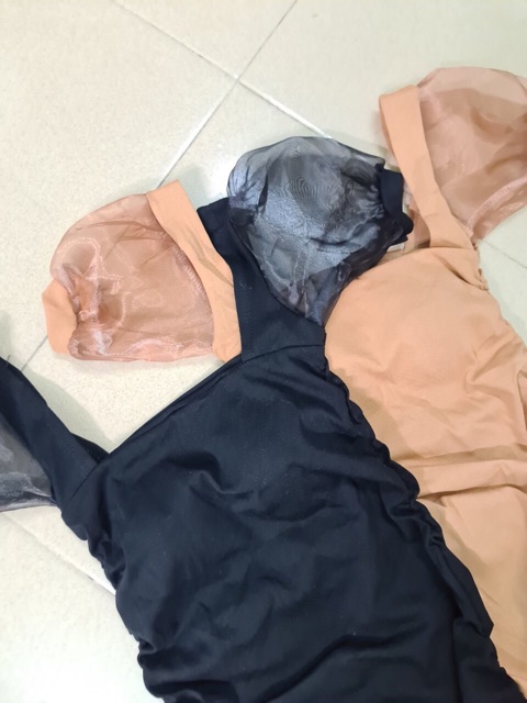 Đầm body phối có mút ngực