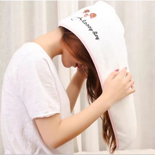 Khăn mũ quấn, ủ tóc mau khô