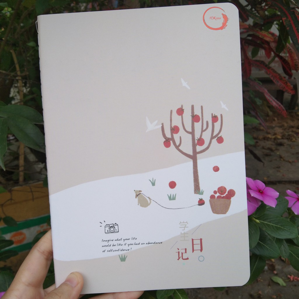 Vở Luyện Viết Chữ Hán Tạp Chí Lồng Đèn, Luyện Viết Tiếng Trung Nhật Hàn Siêu Dày 72 Trang