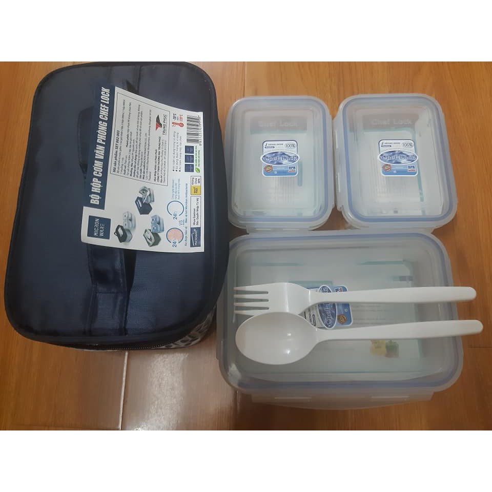 Bộ hộp đựng cơm giữ nhiệt Chef Lock 6 món