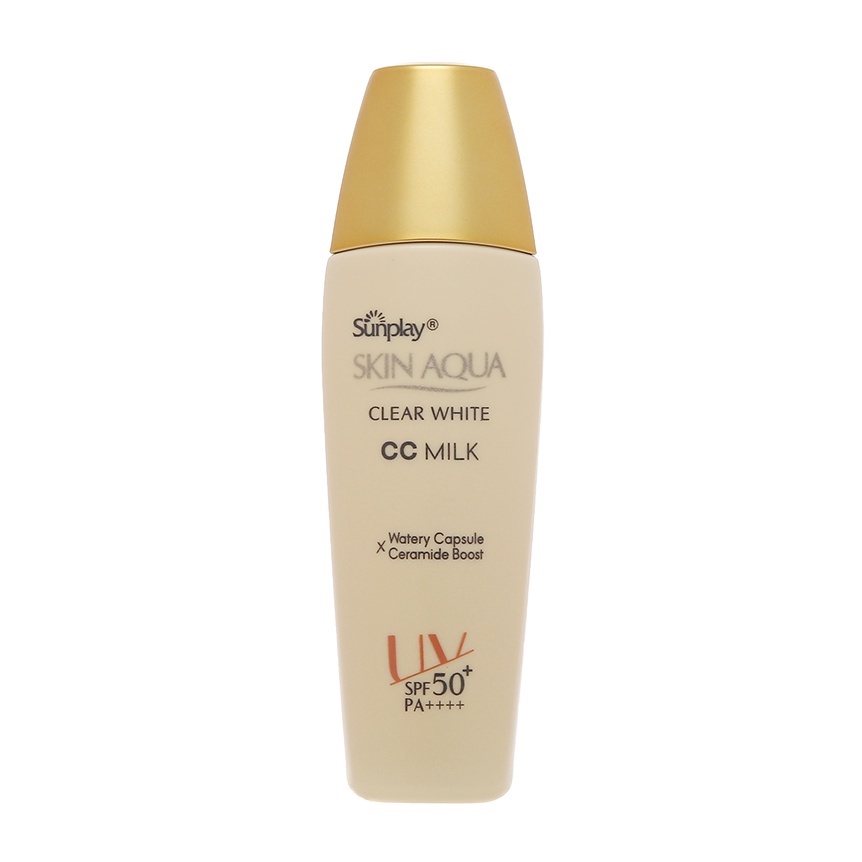 Sữa Chống Nắng Skin Aqua Clear White CC Milk Sunplay 25Gr