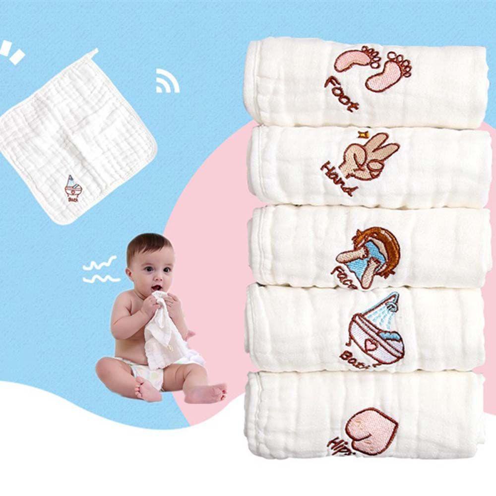 Khăn Lau Mặt Thoải Mái Họa Tiết Hoạt Hình Cho Bé