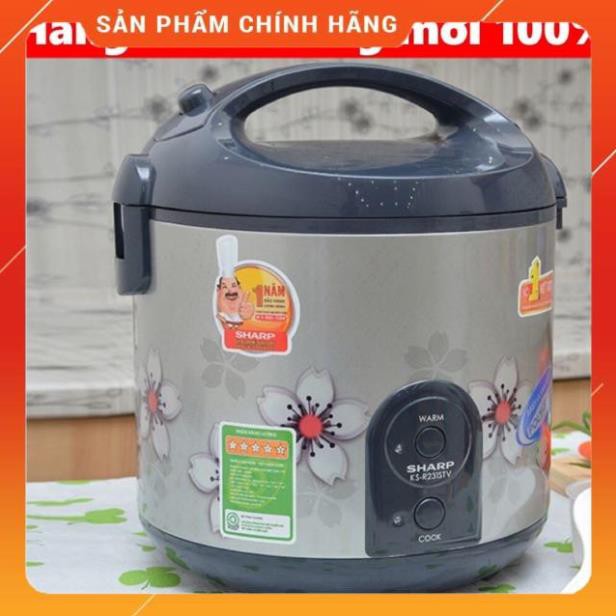 Nồi cơm điện sharp 231STV - 2.2Lít , Hàng chính hãng - Bảo hành 12 tháng