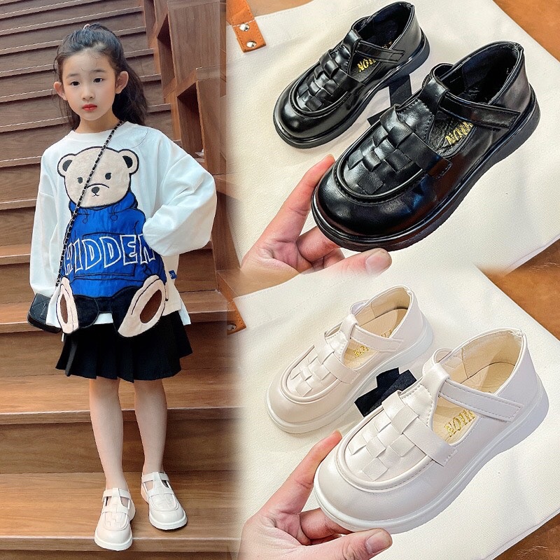 Giầy lười thời trang quai dán cho bé gái sang chảnh siêu xinh