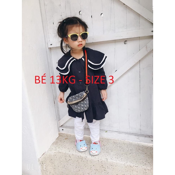 SET 3 QUẦN LEGGING TRƠN DÀI/ QUẦN DÀI THUN COTTON 4 CHIỀU CHO BÉ GÁI 9-41KG