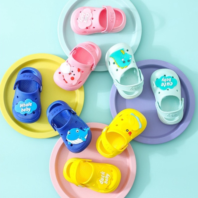 Dép Sục hình THÚ cho bé trai bé gái siêu nhẹ chống trơn trượt chính hãng - TD19