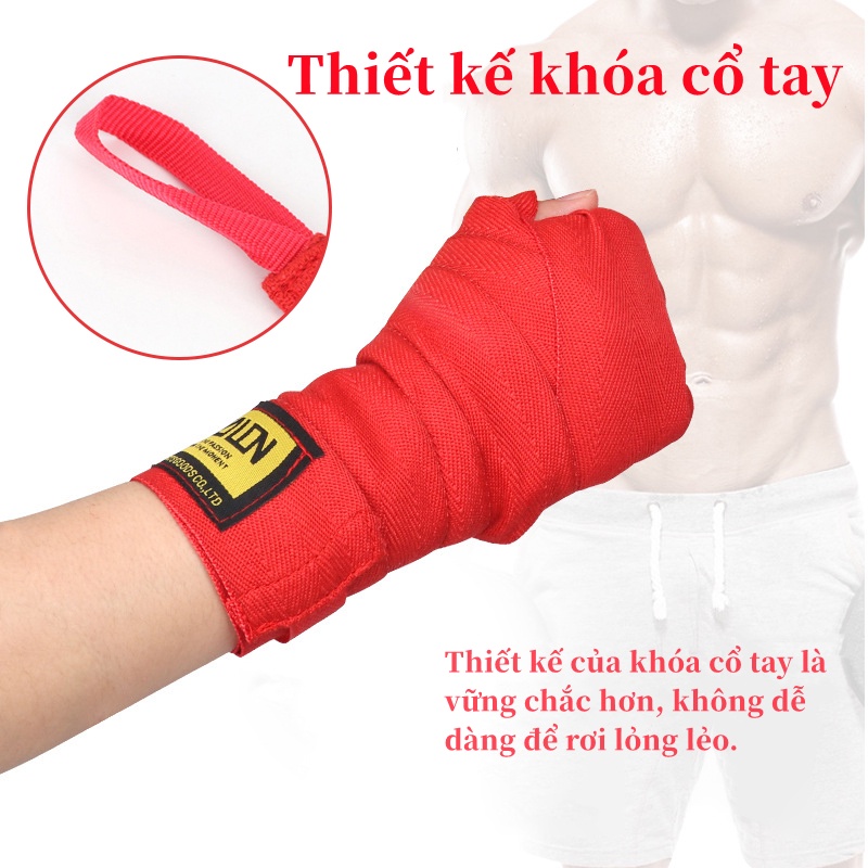 Băng Đa Boxing Võ Thuật,Băng đa quấn Tay Boxing,Băng đa Boxing 3M 5M quấn cổ tay đấm bốc võ thuật