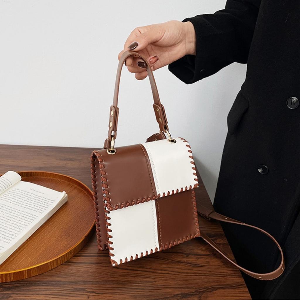 Túi tự làm, Túi handmade tự đan DA16 da PU Kawaii_Handmade