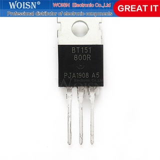 Bộ 10 Linh Kiện Điện Tử BT151-800R BT151 TO-220 7.5A 800V Hàng Mới Chính Hãng