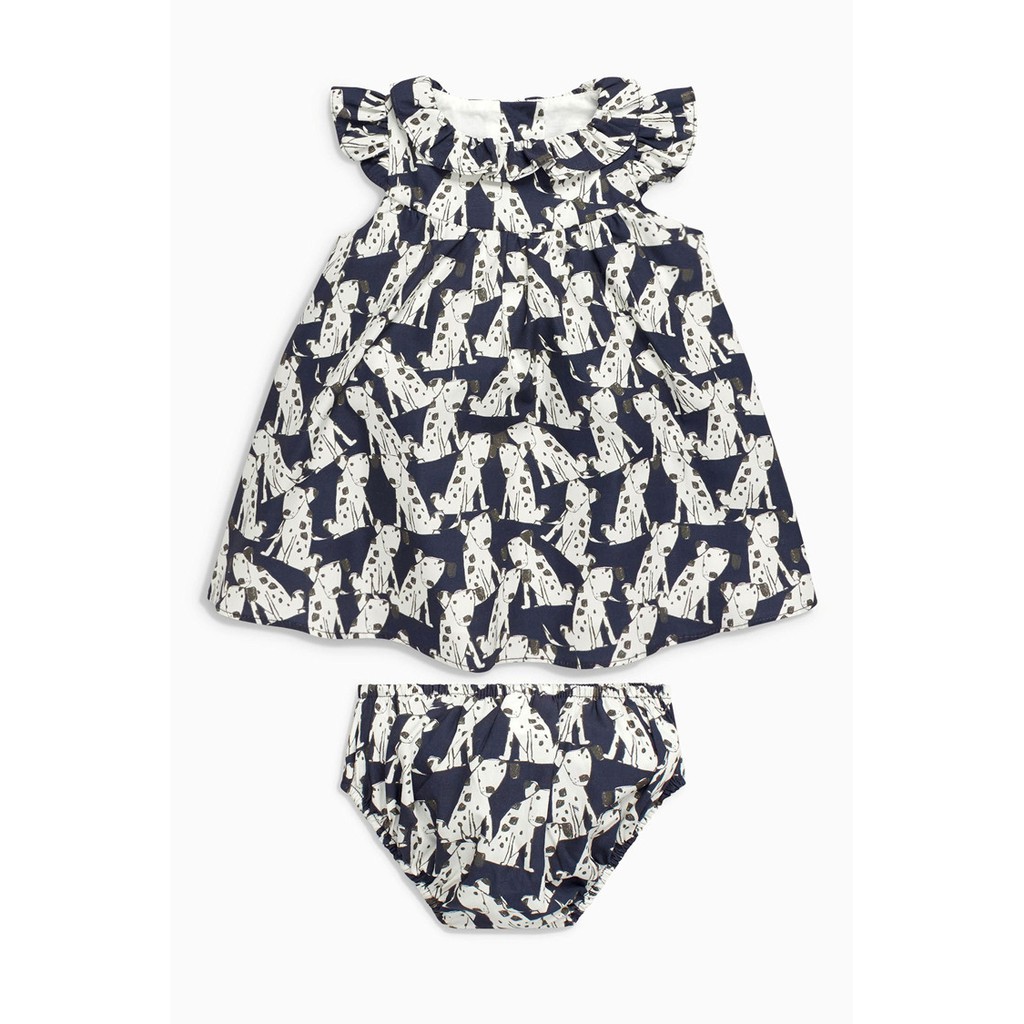 Đầm bé gái ALL THE BABY vải cotton 9 tháng - 3 tuổi