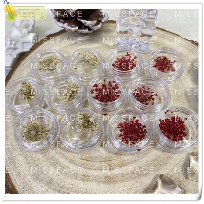 Sét hoa khô ẩn bột gel