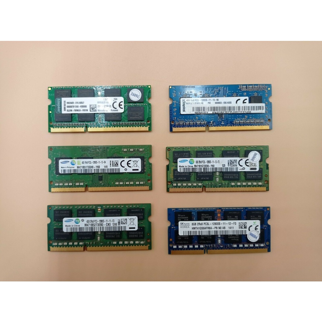 Ram Laptop DDR3 2GB Bus 1333MHz (PC3 10600S) nhiều thương hiệu