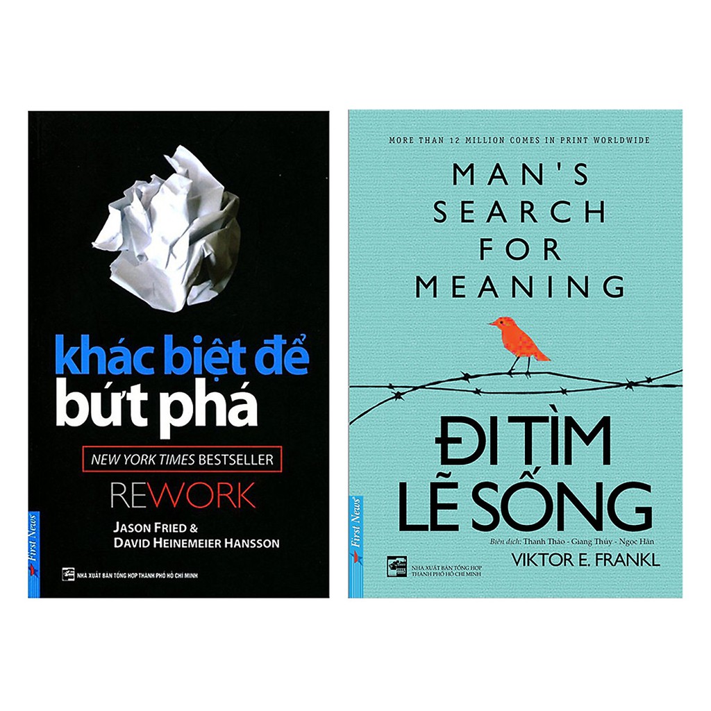 Sách - Combo Khác biệt để bứt phá + Đi tìm lẽ sống (2 cuốn)
