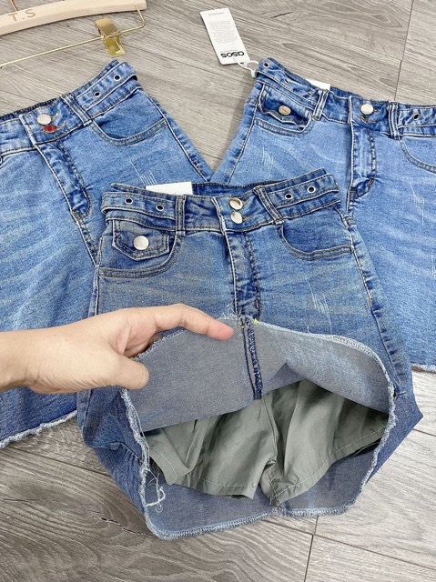 [Mã WA2420 giảm 20k đơn 150k] Chân váy bò nữ nạm đinh cạp CVB79 | BigBuy360 - bigbuy360.vn