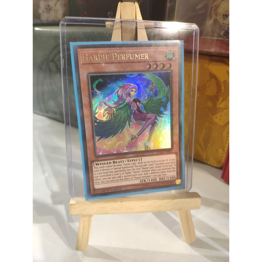 Lá bài thẻ bài Yugioh Harpie Perfumer - Ultra Rare - Tặng bọc bài nhựa bảo quản
