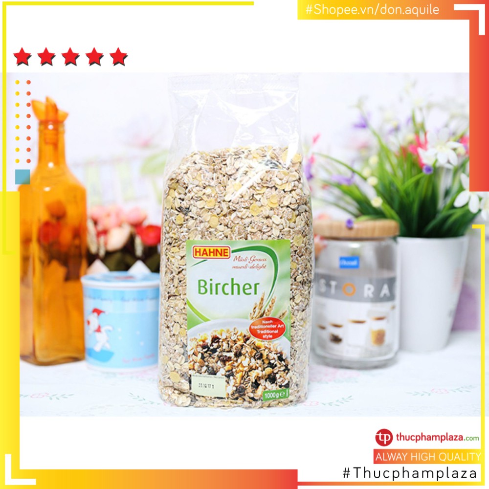 Ngũ cốc hoa quả Hahne Bircher 1kg