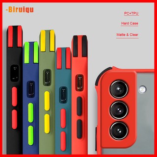Ốp điện thoại TPU cứng trong suốt chống va đập cho Samsung Galaxy S21/S21 Plus/S21