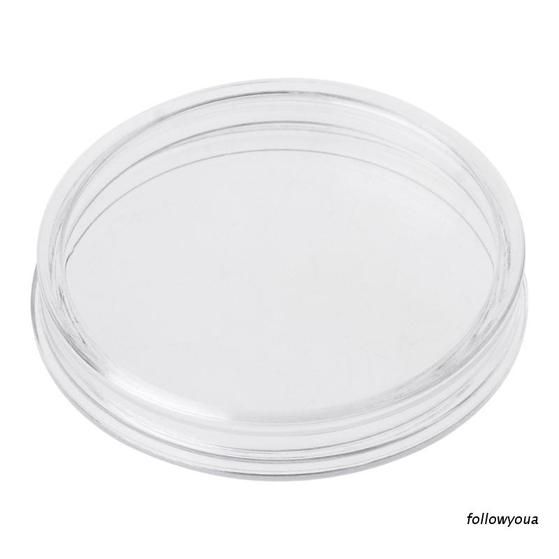 1 Hộp Đựng Tiền Xu Tròn Bằng Acrylic 38.6mm 1 oz