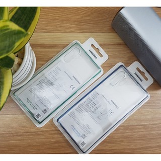 Ốp lưng Clear Cover cho Samsung Galaxy Note 10 Lưng trong, viền màu