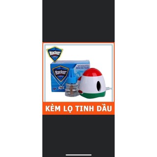 MÁY ĐUỔI MUỖI SÔNG TINH DẦU HACKER (tặng lọ tinh dầu hacker) MH90