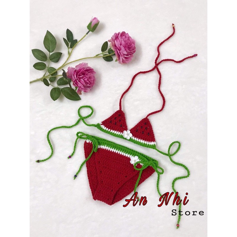 ( HÀNG CÓ SẴN) BỘ BIKINI DƯA HẤU CHO BÉ