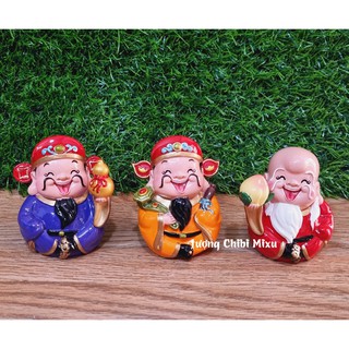 Bộ 03 tượng tam đa phúc lộc thọ size 7cm