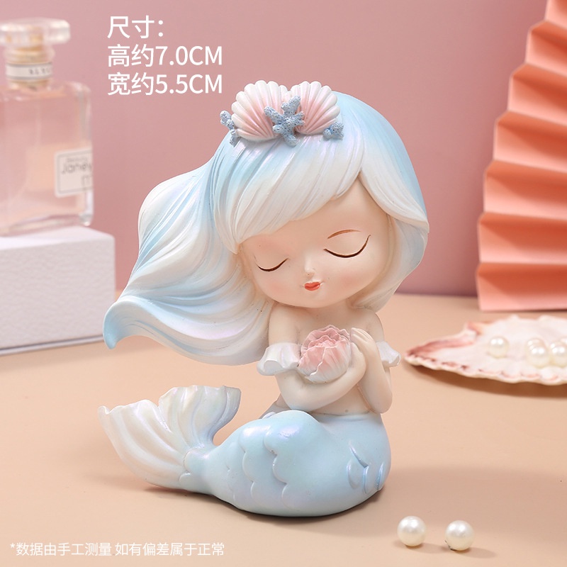 Tượng Nàng Tiên Cá Trang Trí Bể Cá