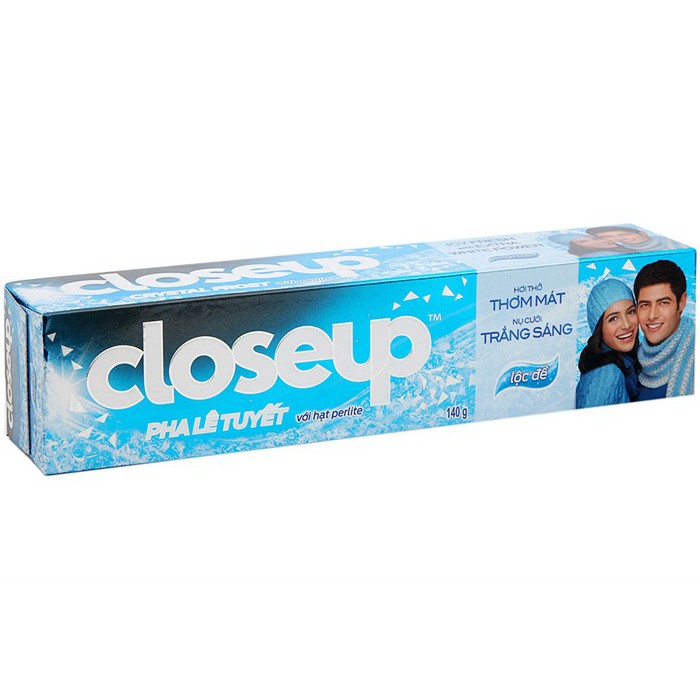 Kem đánh răng Closeup Pha lê tuyết hương Lộc Đề 140g