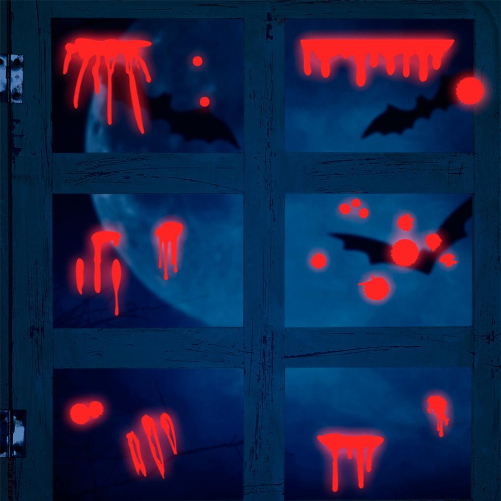 (runbu) Đề Can Dạ Quang Tự Dính Chống Thấm Nước Trang Trí Phòng Khách Chủ Đề Halloween