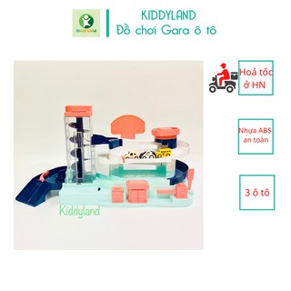 Đồ chơi gara ô tô, bãi đỗ xe ô tô tự động phát nhạc có nhiều tầng dành cho bé