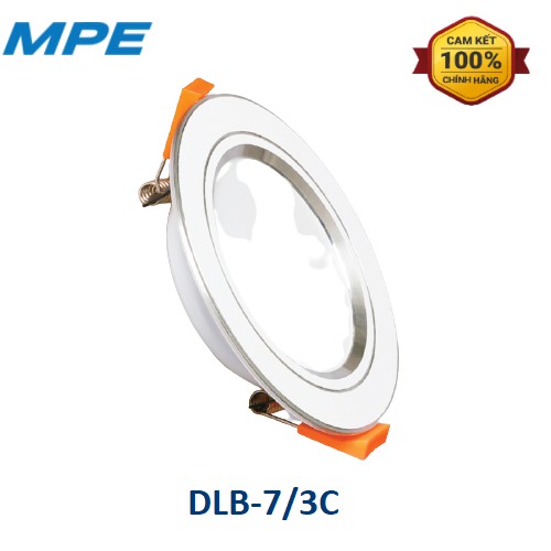 COMBO 5 CÁI - ĐÈN LED DOWNLIGHT 3 CHẾ ĐỘ MÀU MPE DLB-7/3C