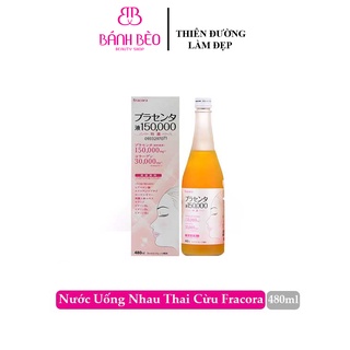Nước uống nhau thai cừu chống lão hóa da Fracora Placenta Liquid 150,000mg Nhật Bản 480ml