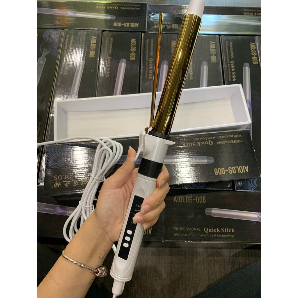Máy uốn tóc chuyên nghiệp AIOLOS-006 Trắng
