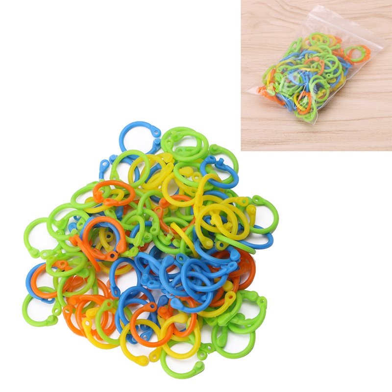 Set 100 Phụ Kiện Đánh Dấu Đan Len Nhiều Màu Sắc