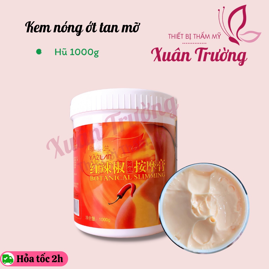 Kem nóng ớt giảm béo siêu nóng