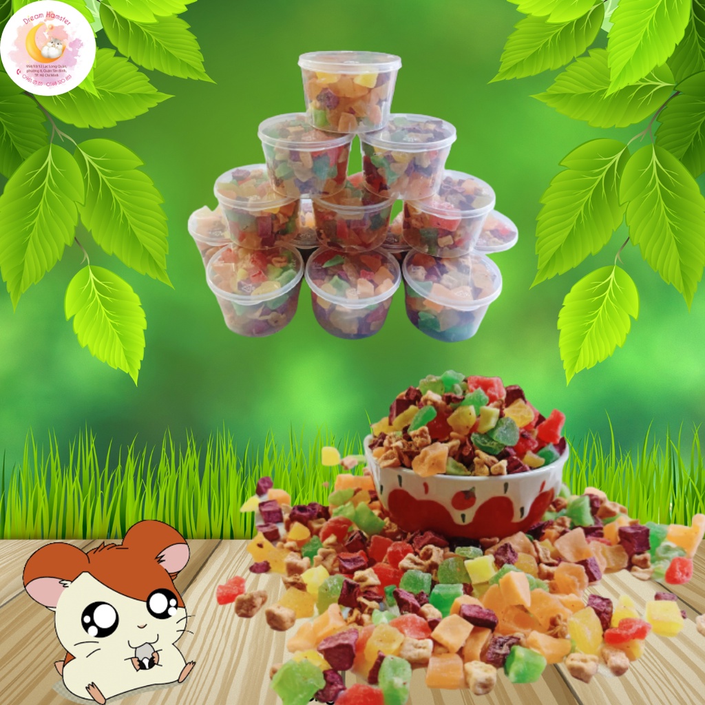 Salad trái cây cho Hamster, thỏ, bọ...(30gr)