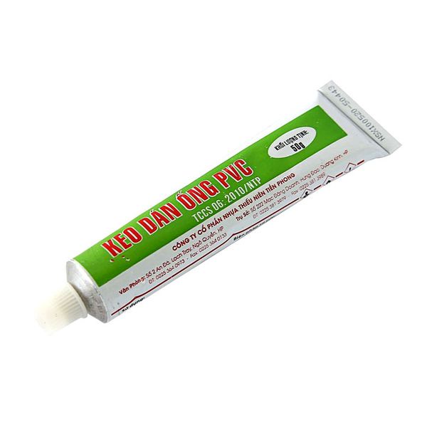 PVC NHỰA TIỀN PHONG- KEO DÁN ỐNG TUÝP 15/ 30/ 50 GR