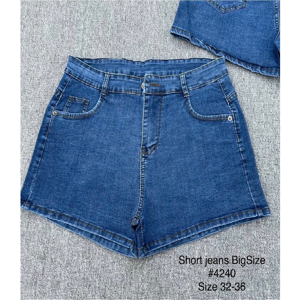 Quần Jeans Đùi Co Giãn Ôm Mông BigSize QJ4240