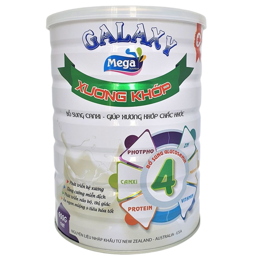 Sữa canxi xương khớp cho người trung niên và cao tuổi Mega Nutrition lon 900g