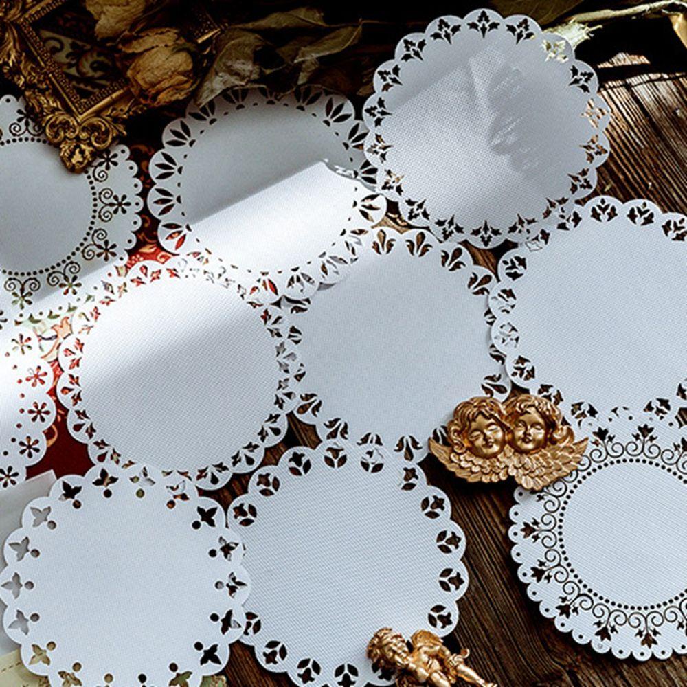 YIYU Giấy Thủ Công Dạng Ren Rỗng Dùng Trang Trí Album Ảnh / Sổ Lưu Niệm