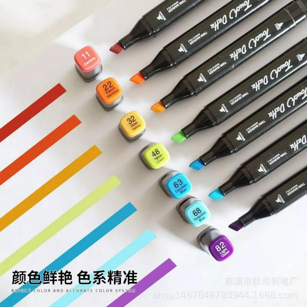 Bộ bút dạ 48pcs có kèm túi đựng